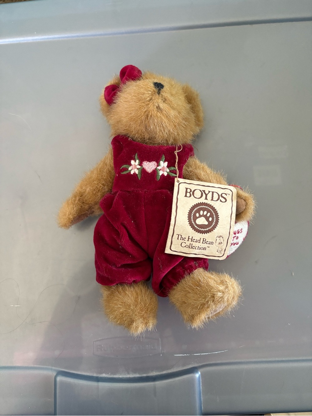 Boyds Bears Miss Hugaby Bear with bow
